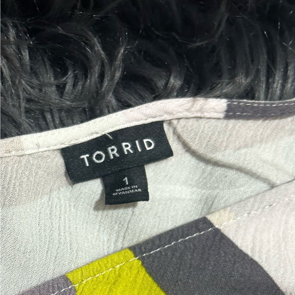 Torrid Sophie Crinkle Gauze Swing Cami Tank Top Size 1X - Picture 6 of 6